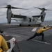 MV-22 Osprey takes off aboard USS Bonhomme Richard