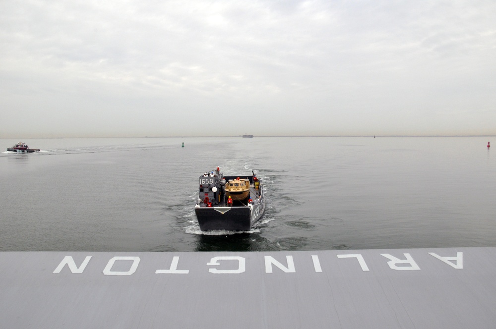 USS Arlington operations