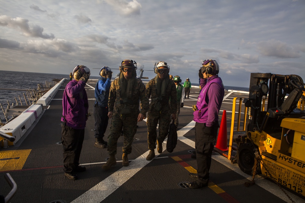 31st MEU visits the USS Green Bay