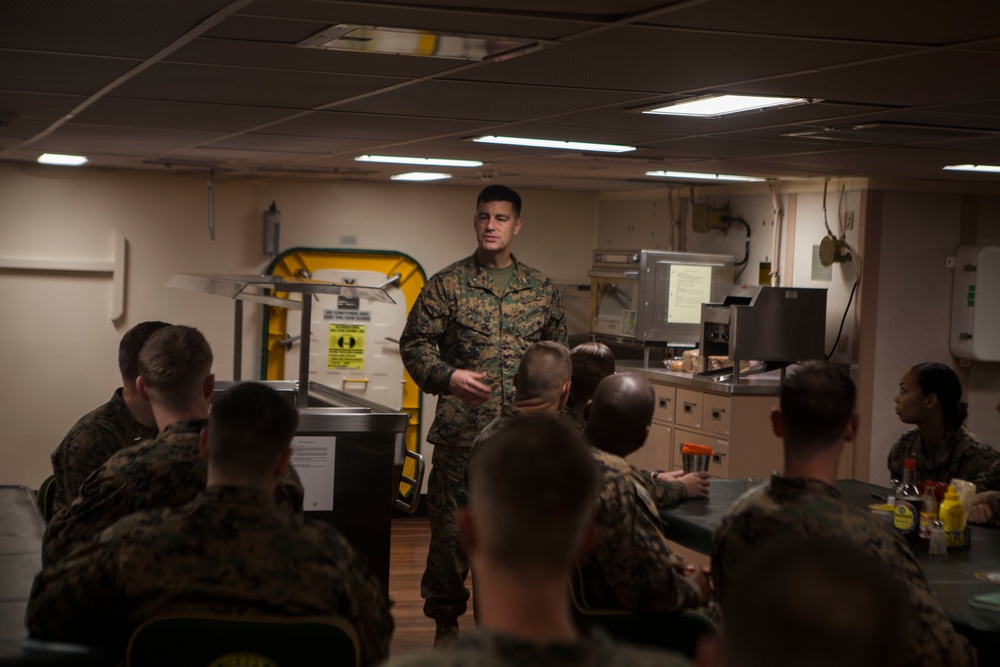 31st MEU visits the USS Green Bay