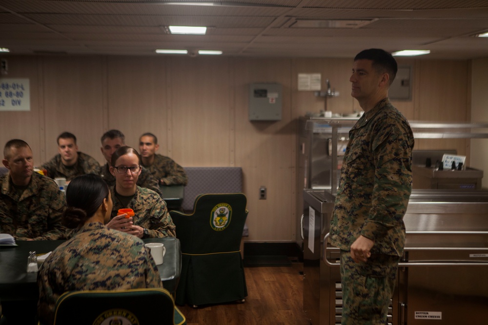 31st MEU visits the USS Green Bay