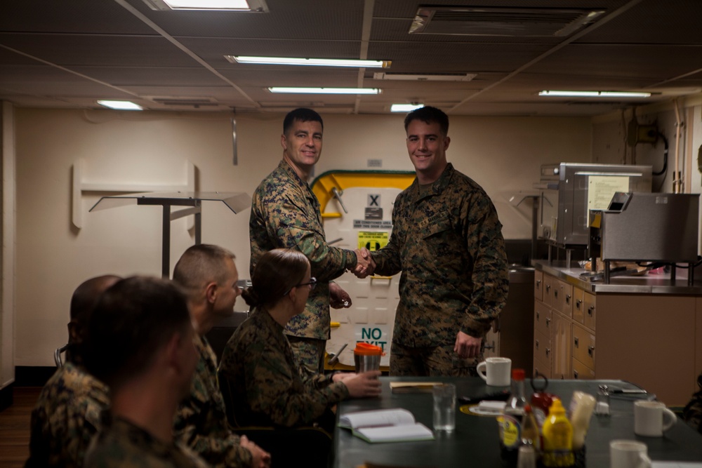 31st MEU visits the USS Green Bay