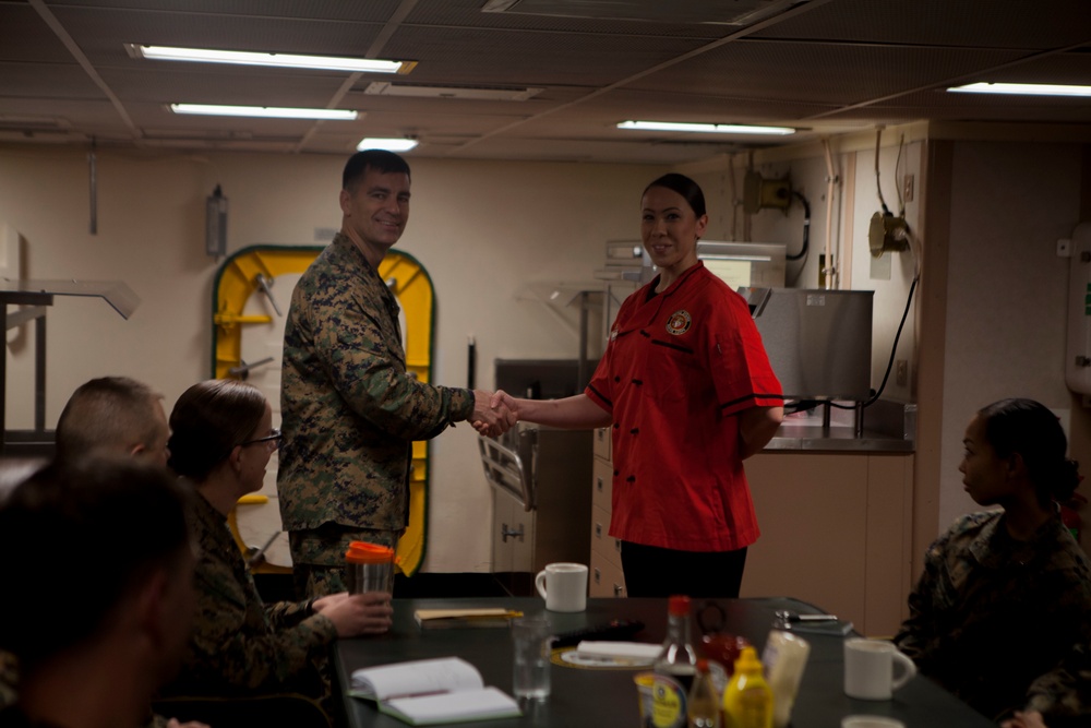 31st MEU visits the USS Green Bay