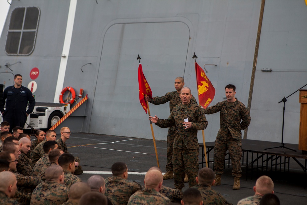 Marines receive ship safety brief