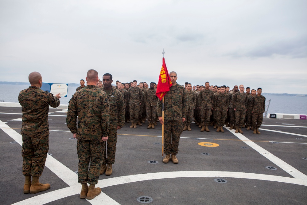 Sailor receives award