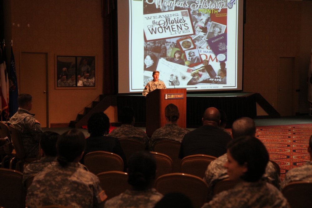 Vanguard Brigade hosts Women’s History observance