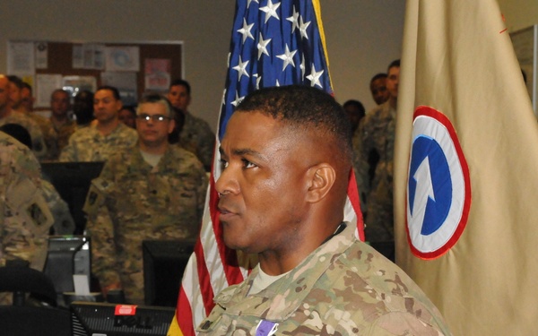 TSC soldier receives Purple Heart