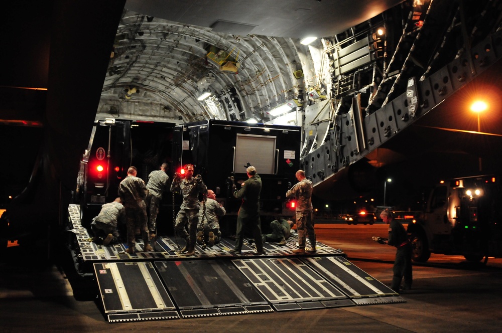 National Guard Soldiers from Washington and Nebraska arrive at Puerto Rico for Borinqueneer Response excercise