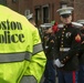 U.S. Marines march in the South Boston Allied War Veteran's Council St. Patrick's Day parade