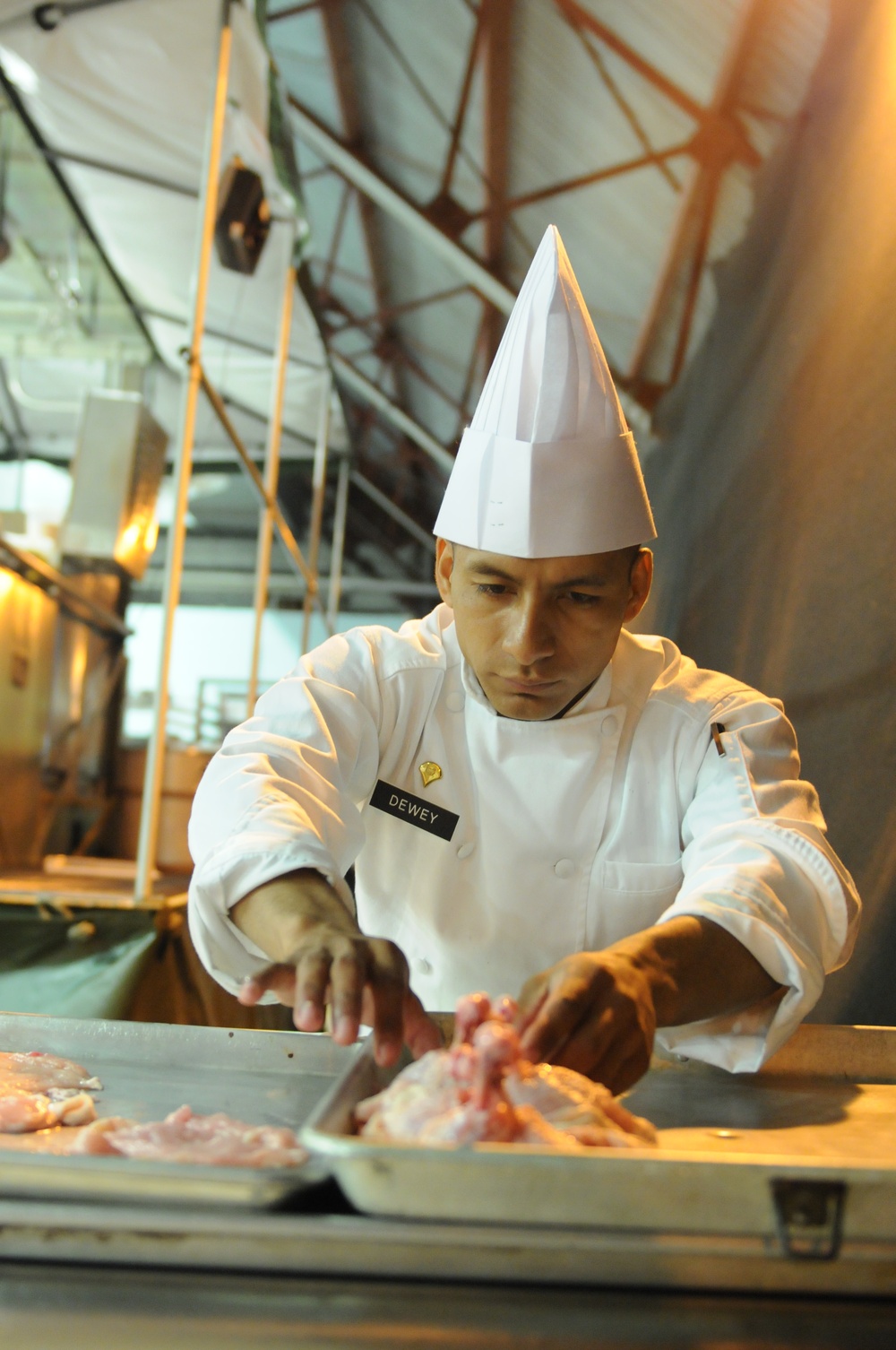 Army Reserve cooks compete in the Military Culinary Arts Competitive Training Event