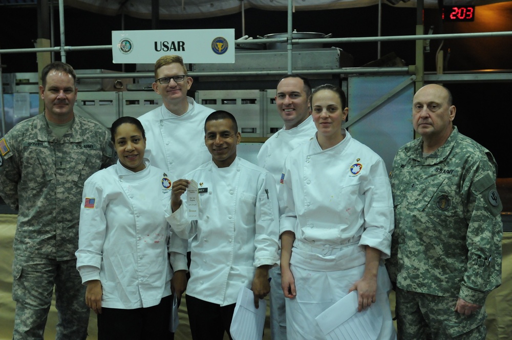Army Reserve cooks compete in Military Culinary Arts Competitive Training Event