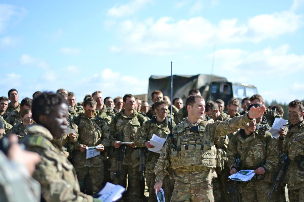 British Army cadets join US 173rd Airborne Brigade in Germany