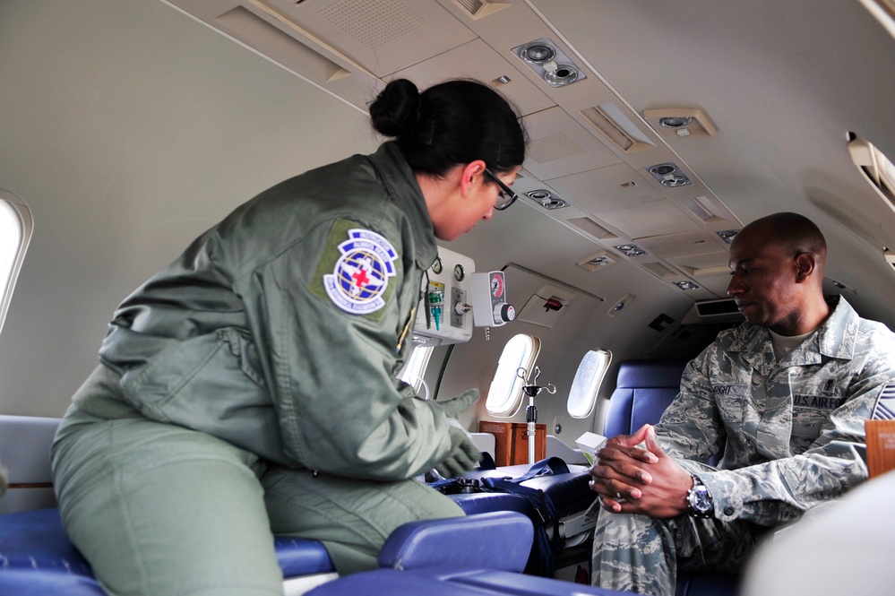 3rd Air Force command chief tours Ramstein