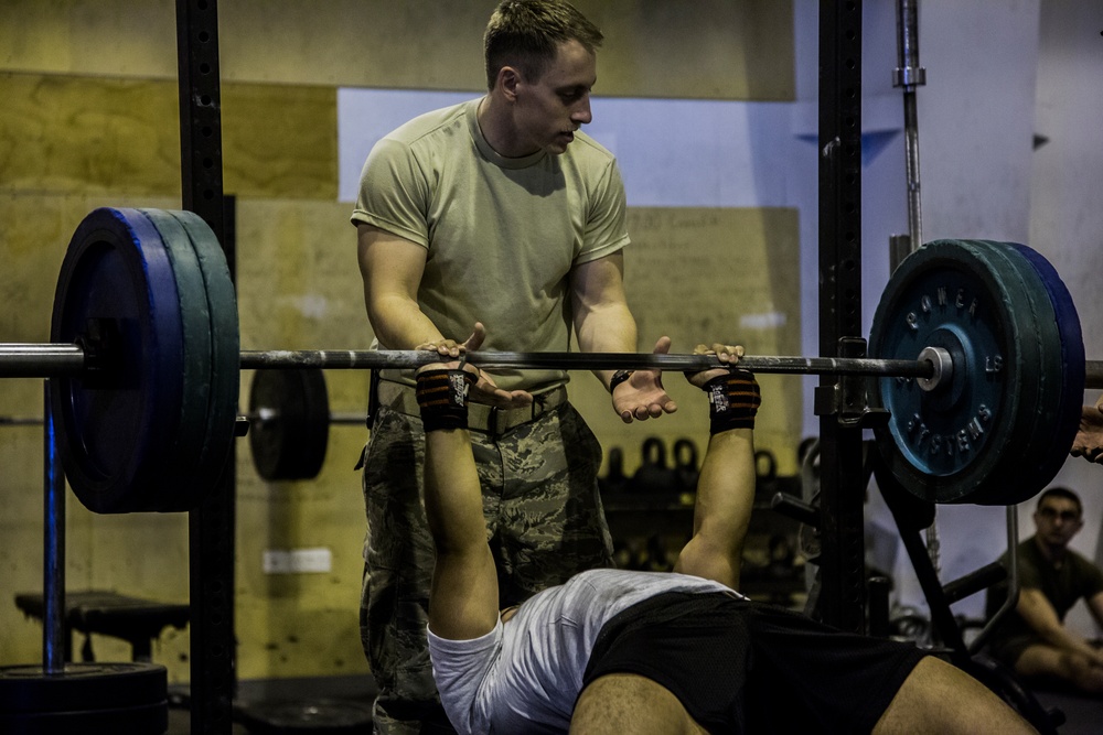 Getting Gains: SPMAGF-CR-CC Marines Compete for Weightlifting Title
