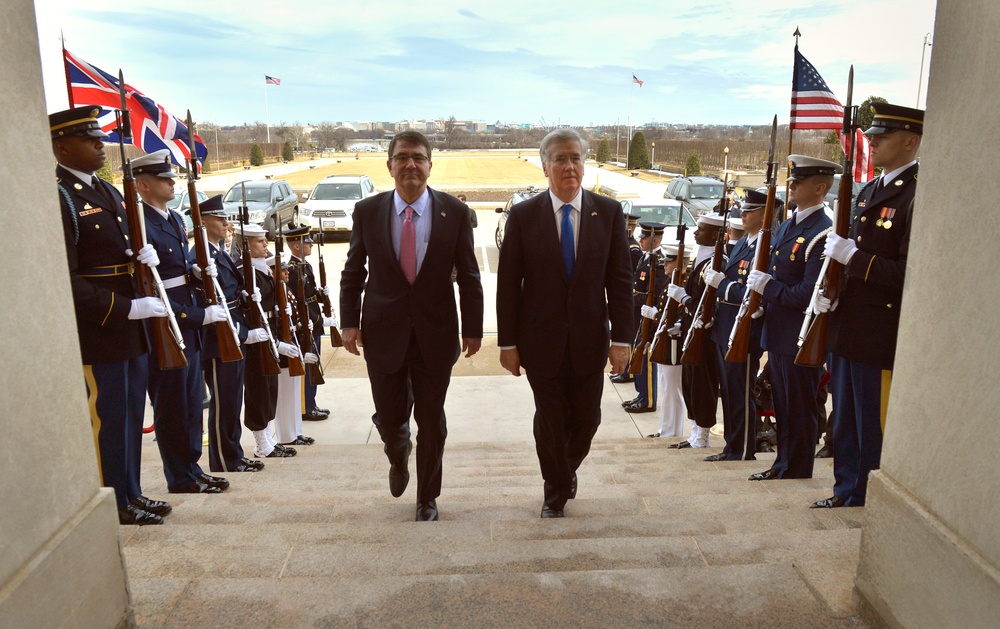 UK Minister of Defence visit