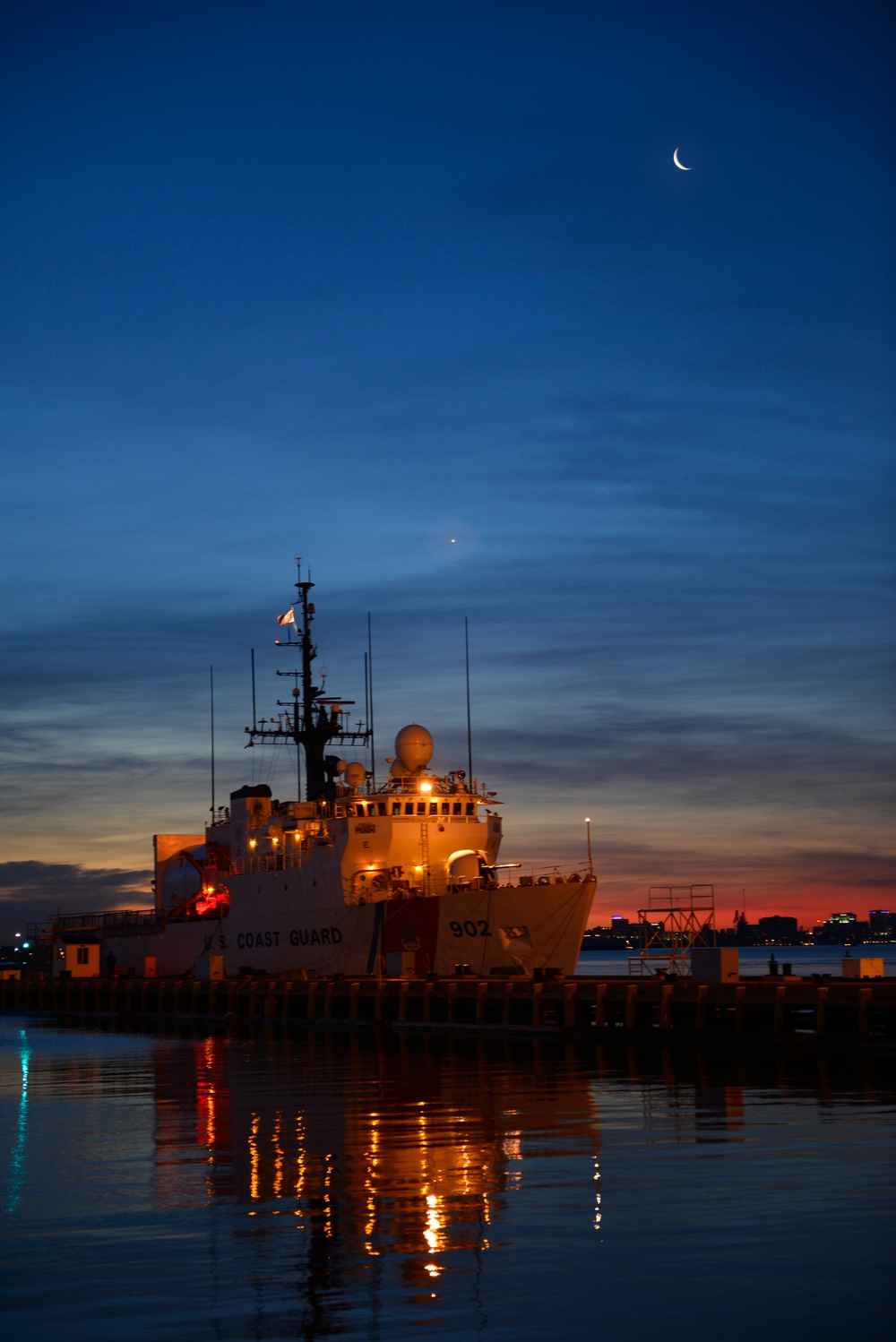 Base Portsmouth sunrise