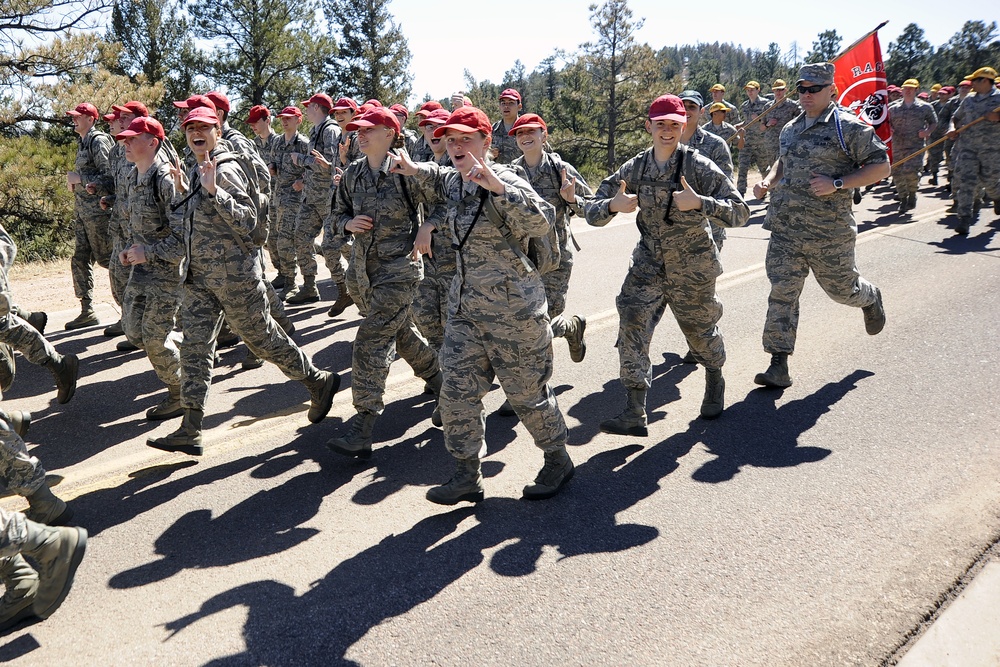 US Air Force Academy Class of 2018 'Run to the Rock'