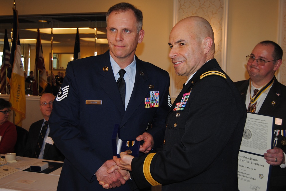 Sons of the American Revolution honors Md. Guard Soldiers and Airmen