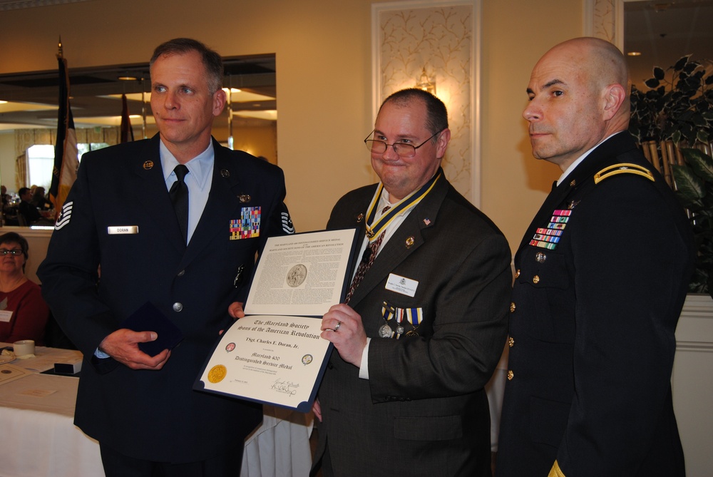 Sons of the American Revolution honors Md. Guard Soldiers and Airmen