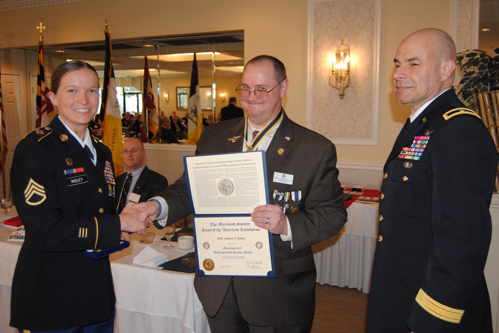 Sons of the American Revolution honors Md. Guard Soldiers and Airmen