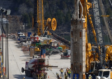 Final concrete placements complete Center Hill Dam barrier wall
