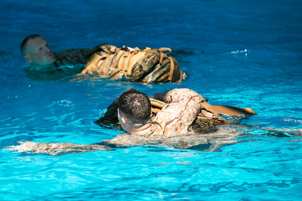 2nd Radio Battalion completes swim qualification