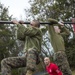 Marine recruits test strength, balance on Parris Island obstacle course