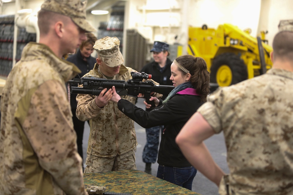 Marines showcase vehicles, weapons to Boston public