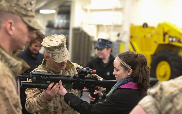 Marines showcase vehicles, weapons to Boston public
