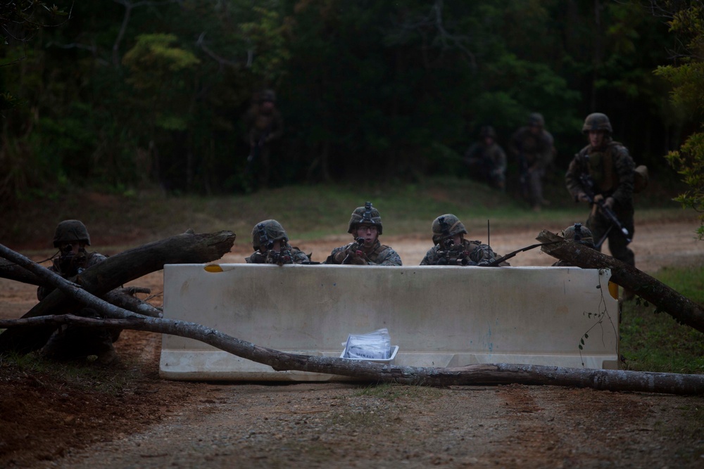 Company G conducts a Mechanized Raid
