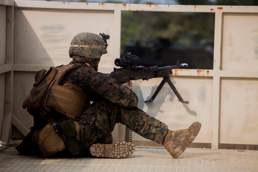 Company G conducts a Mechanized Raid