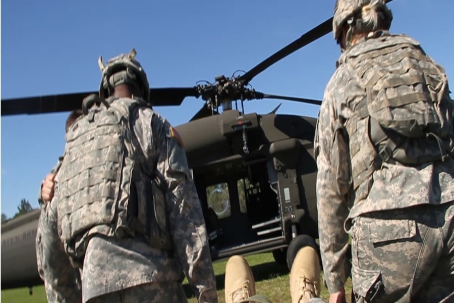 Vanguard medics, Florida Army National Guard conduct medical evacuation training