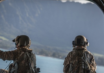 By air, land: Army trains at bellows