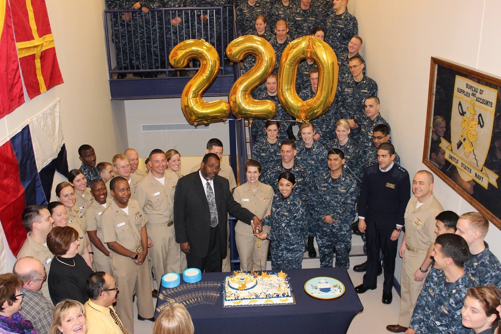 220th birthday of the Navy supply corps