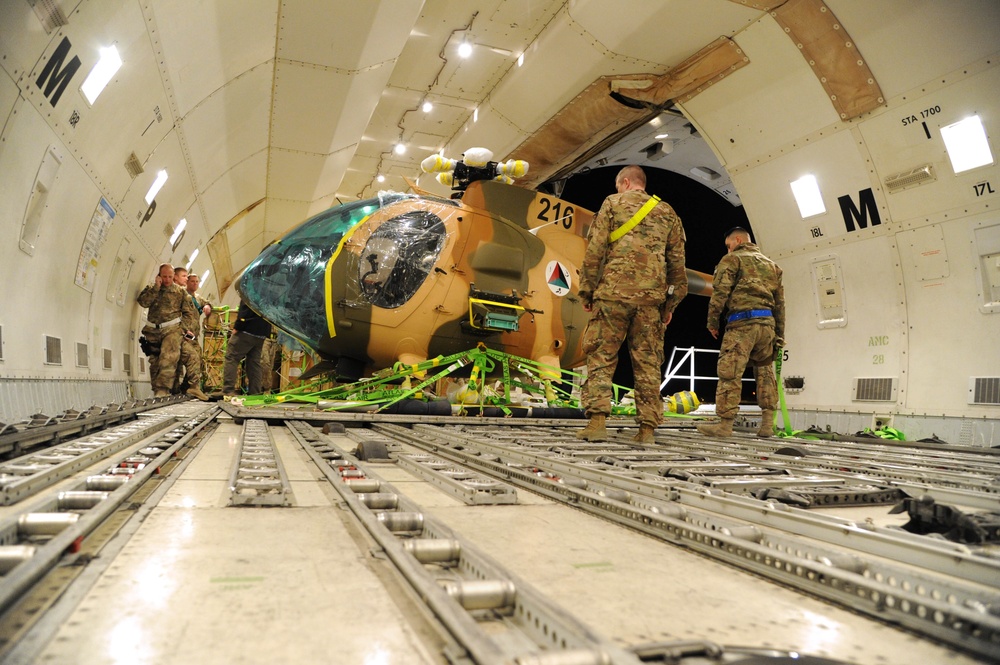 Armed MD-530s arrive in Afghanistan