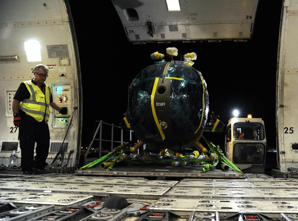 Armed MD-530 arrive in Afghanistan