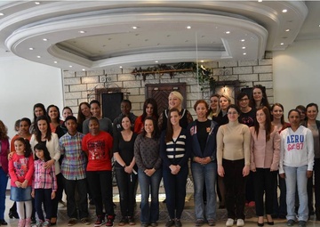 Soldiers of the 'The Fighting Deuce' enjoy ‘Sister Strong’ luncheon with Turkish friends