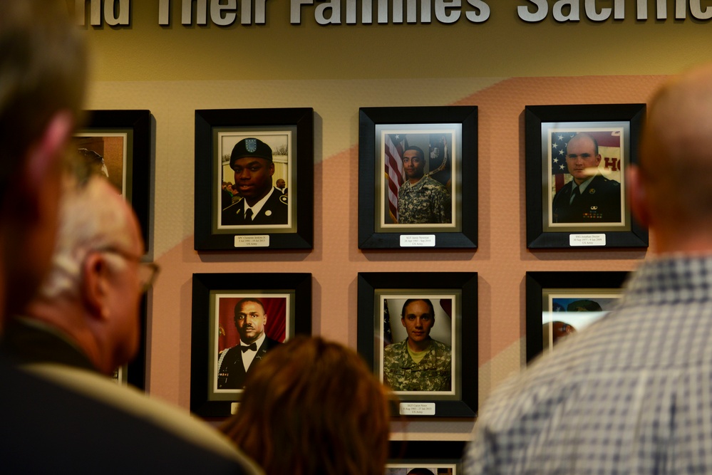 SOS unveils Wall of Remembrance, honors fallen