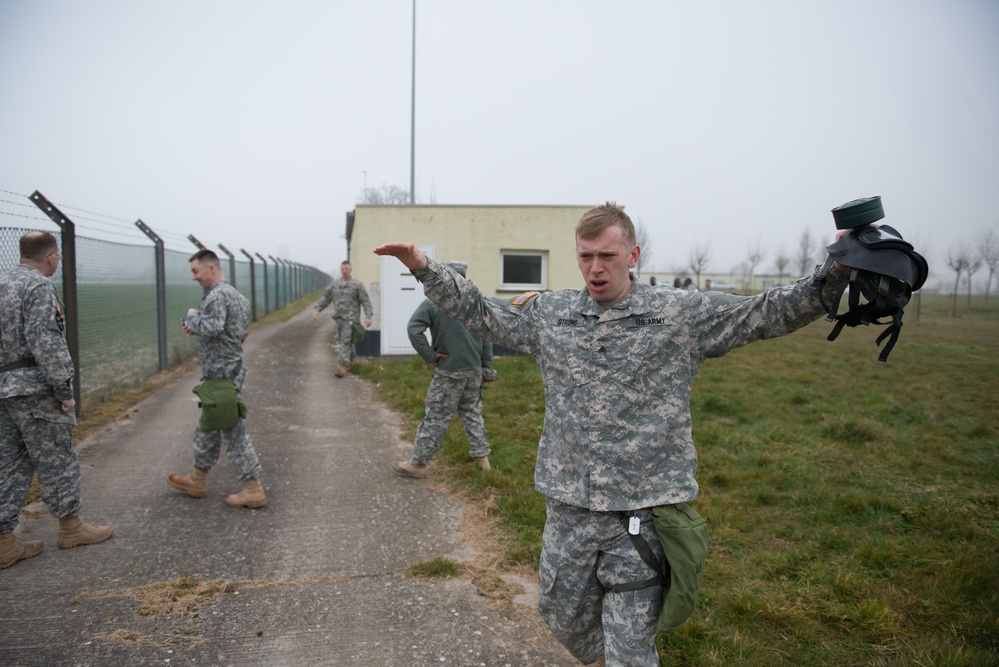 39th Signal Bn CBRN training