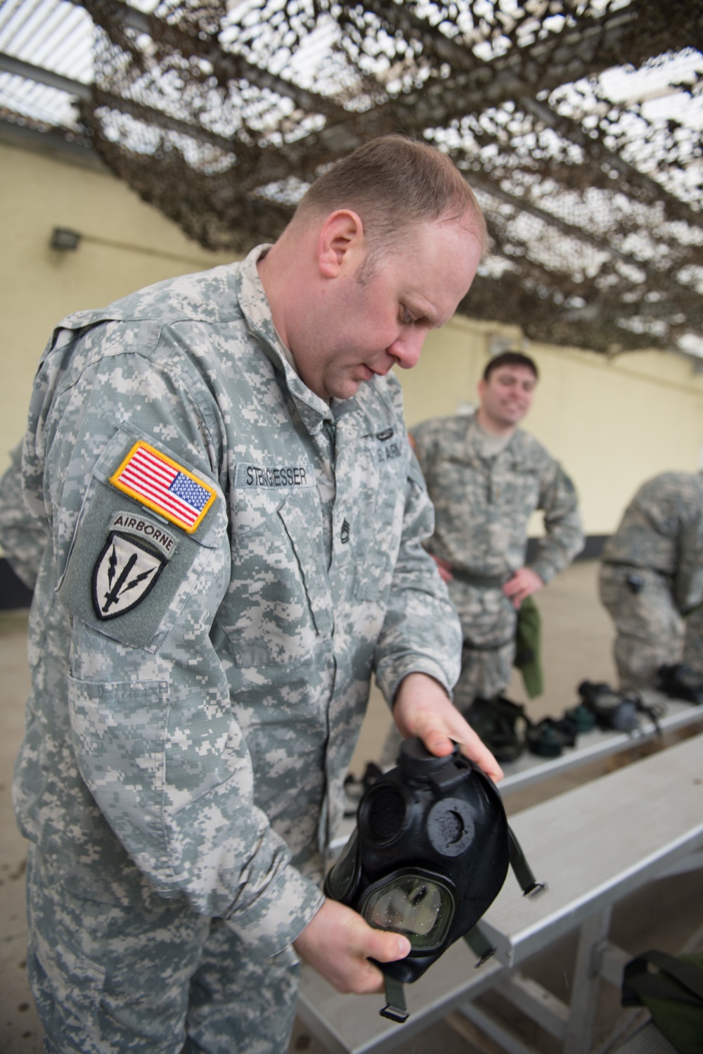 39th Signal Battalion CBRN training