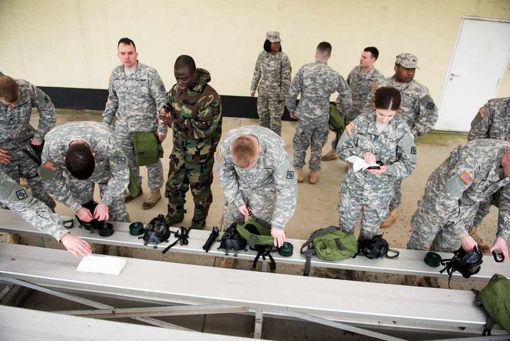 39th Signal Battalion CBRN training