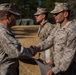 2nd Transportation Support Battalion Marines are awarded for participating in Operation Rolling Thunder