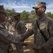 2d Transportation Support Battalion Marines are awarded for participating in Operation Rolling Thunder