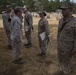 2d Transportation Support Battalion Marines are awarded for participating in Operation Rolling Thunder