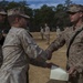 2nd Transportation Support Battalion Marines are awarded for participating in Operation Rolling Thunder