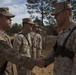 2nd Transportation Support Battalion Marines are awarded for participating in Operation Rolling Thunder