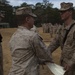 2nd Transportation Support Battalion Marines are awarded for participating in Operation Rolling Thunder