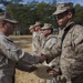 2nd Transportation Support Battalion Marines are awarded for participating in Operation Rolling Thunder