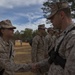 2nd Transportation Support Battalion Marines are awarded for participating in Operation Rolling Thunder