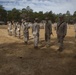 2nd Transportation Support Battalion Marines are awarded for participating in Operation Rolling Thunder